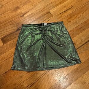 H&M Shimmering black Mini Skirt
